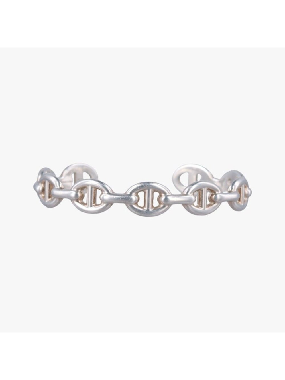 Hermes Chaine D'ancre Ancene Silver Bracelet